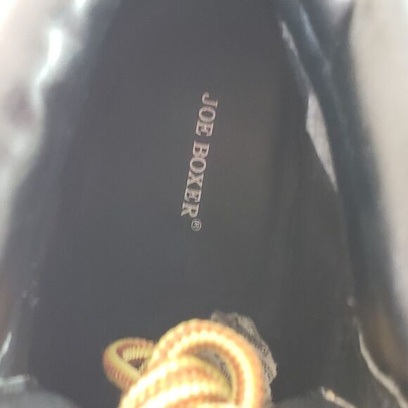 Joe Boxer Allyn Chunky Ankle Booties Women 8 Beige Tan Faux Leather Block Heel - Picture 6 of 16